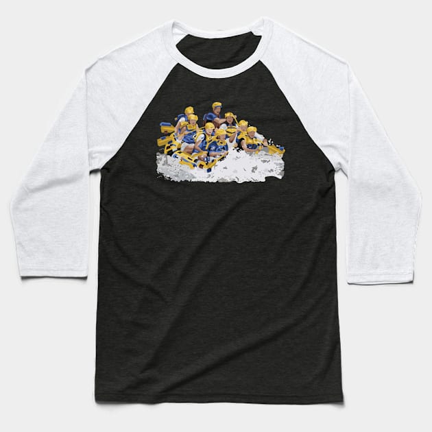 THE RIVER IS CALLING, I MUST GO! Baseball T-Shirt by STYLIZED ART